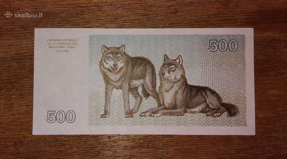 Lietuvos 500 talonu banknotas