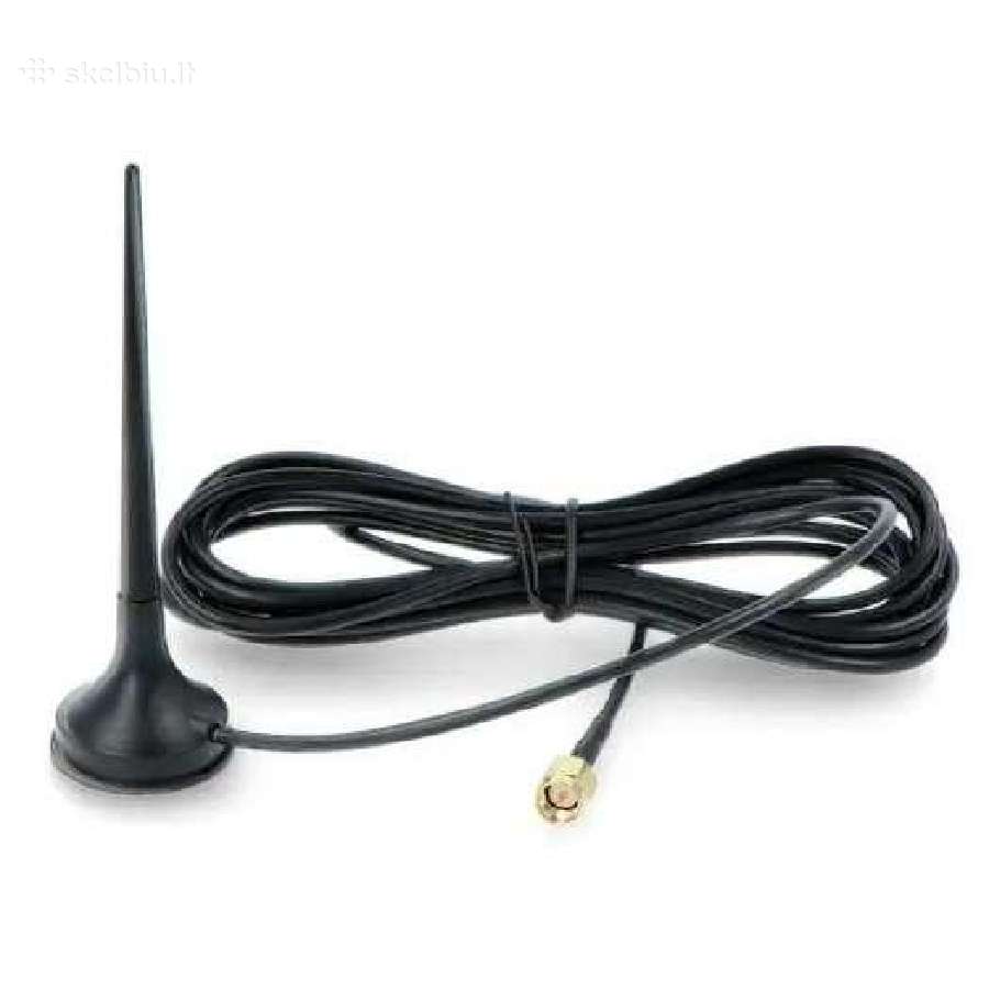 Gsm, modemu, routeriu antena su magnetu