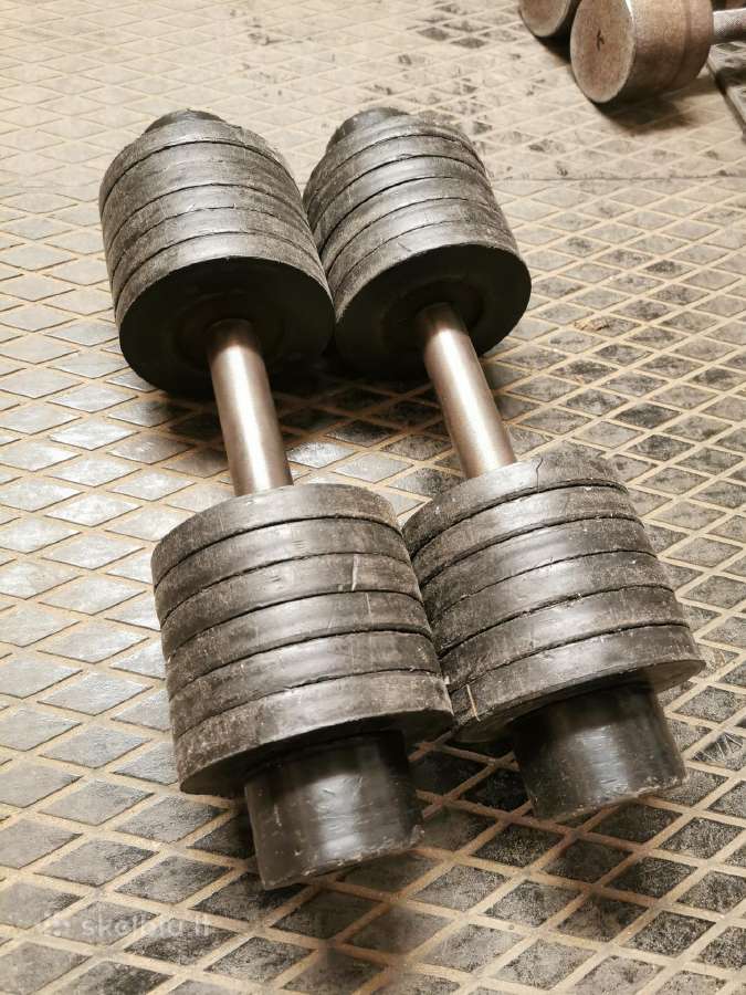 Ardomi hanteliai 16kg