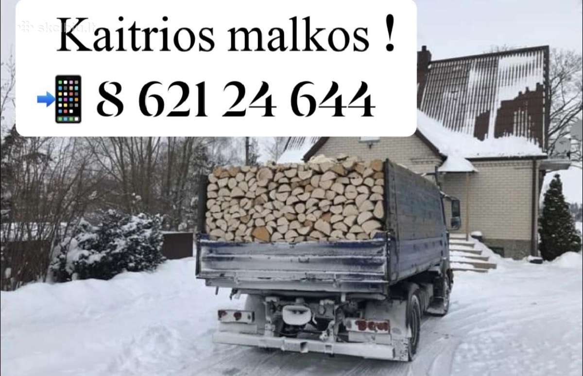 Malkos beržo malkos juodalksnio malkos - nuotraukos Nr. 8