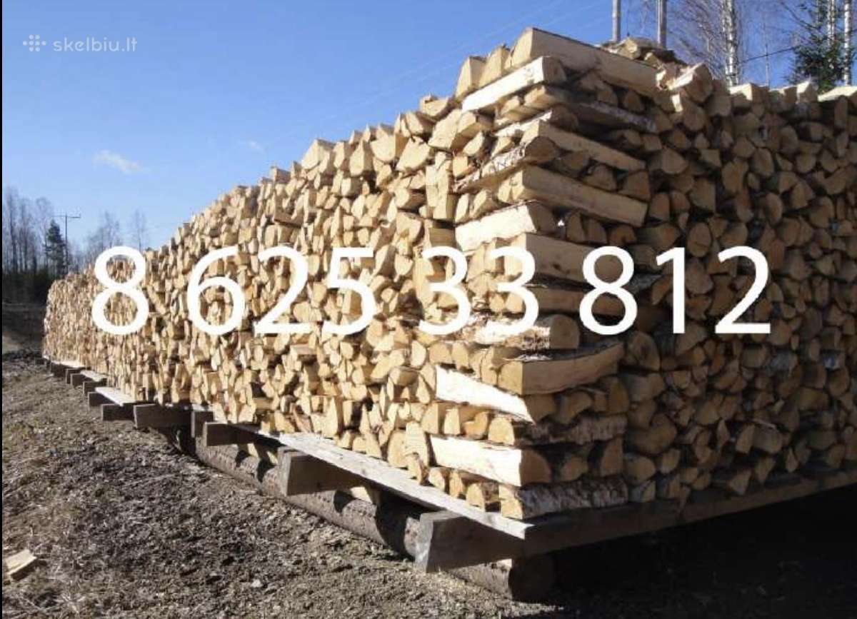Malkos beržo malkos juodalksnio malkos - nuotraukos Nr. 2