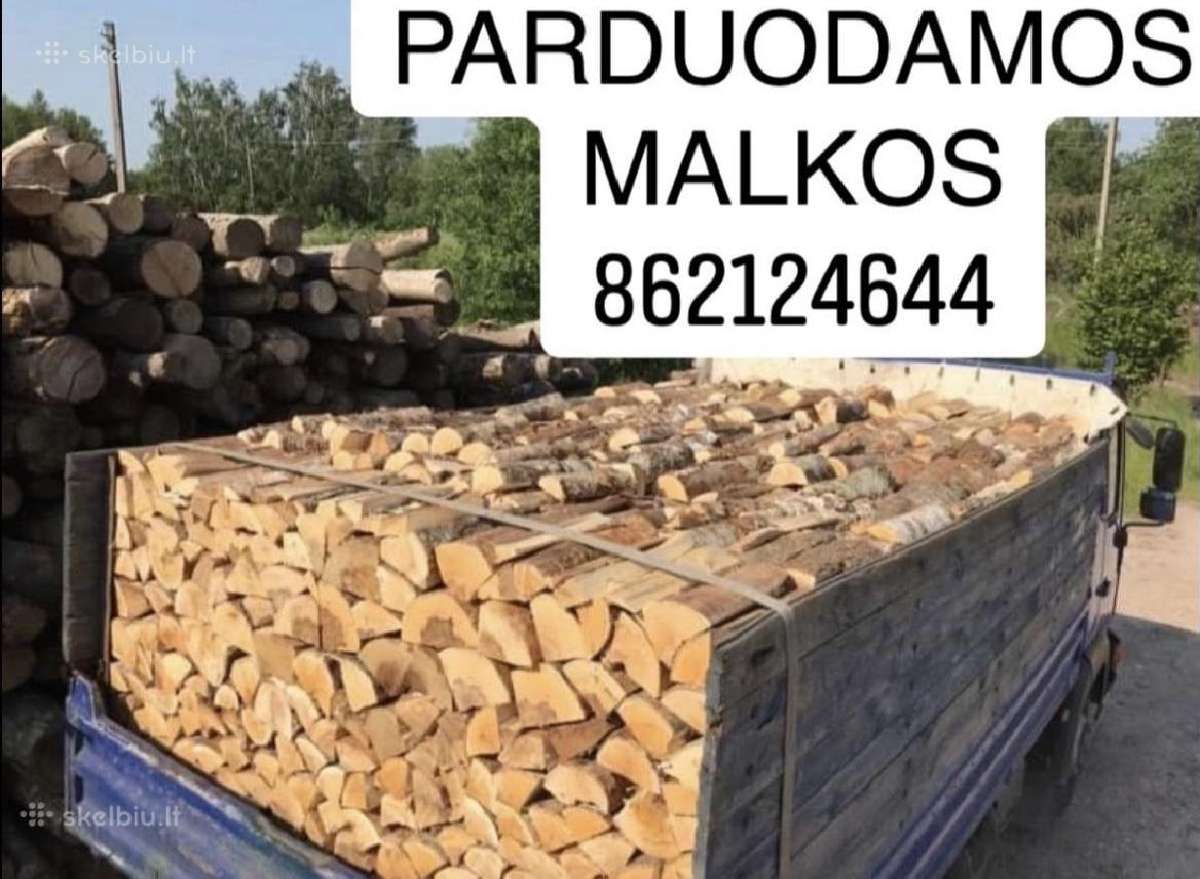 Malkos beržo malkos juodalksnio malkos - nuotraukos Nr. 16