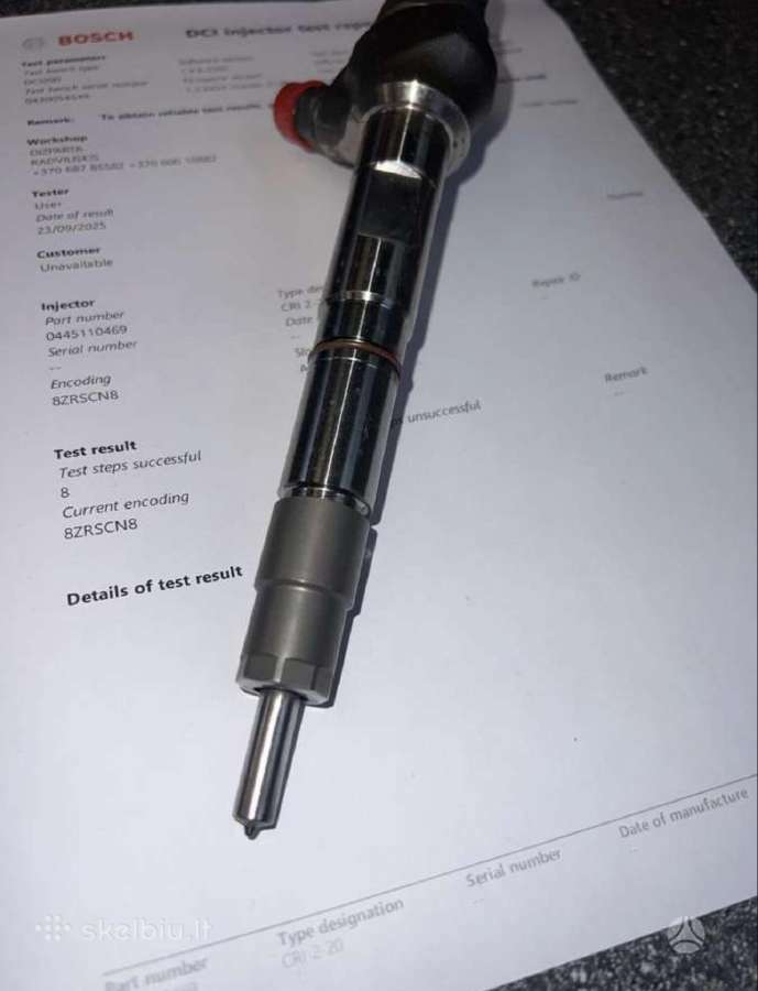 0445110469 04l130277ac VW Audi Skoda Purkštukai - nuotraukos Nr. 2