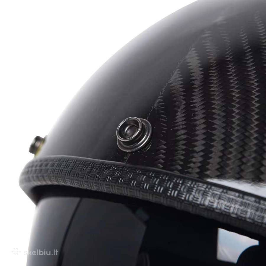 Carbono motociklininko šalmas - nuotraukos Nr. 3