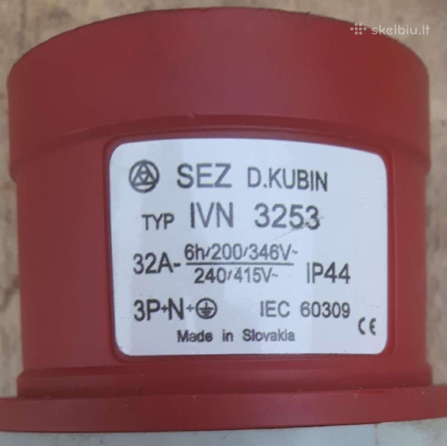 Elektros lizdas, Pce jungtis Ivn3253 - nuotraukos Nr. 2