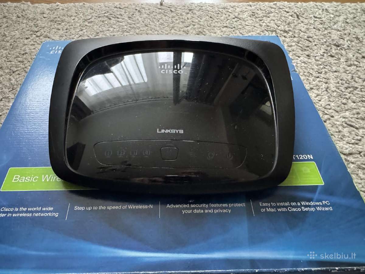 Parduodamas naudotas „wireless router“ Cisco Wrt12 - nuotraukos Nr. 5