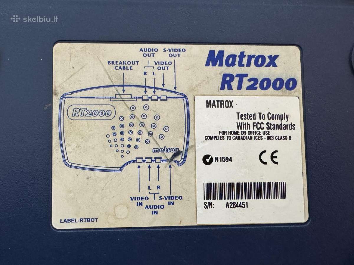 Matrox Rt2000 - nuotraukos Nr. 2