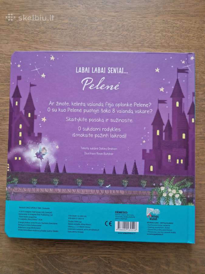 Knyga su laikrodžiu. Labai labai seniai. Pelenė - nuotraukos Nr. 2