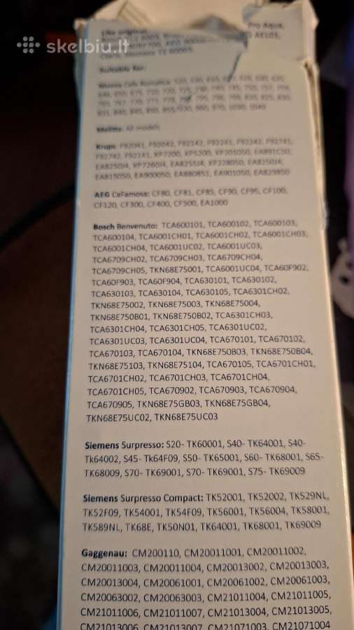 Crystal drop vandens filtras kavos aparatams - nuotraukos Nr. 2