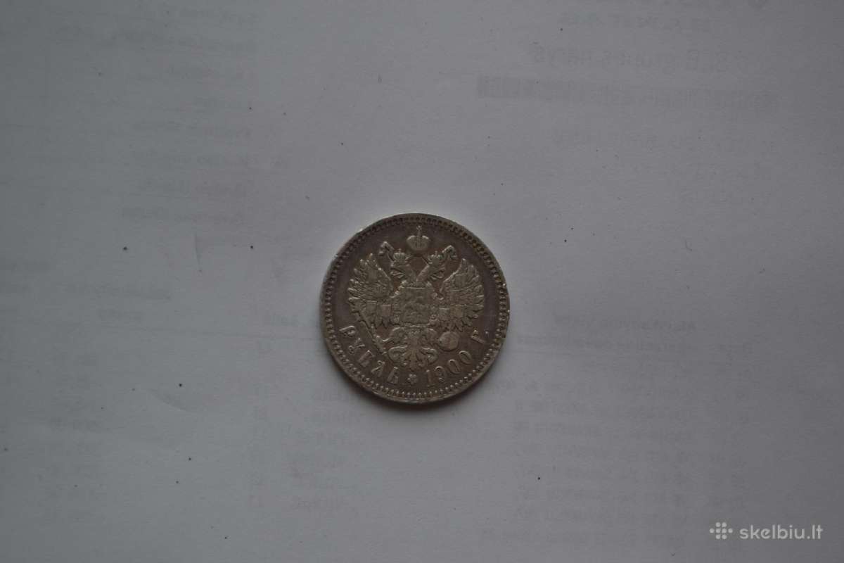 1 Rublis 1901 m.fz