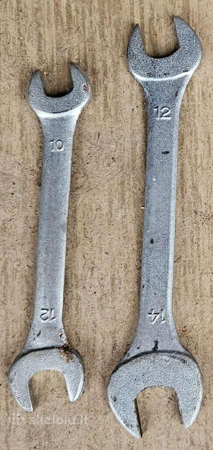 Raktai 10-12(2vnt), 12-13, 12-14(6vnt)