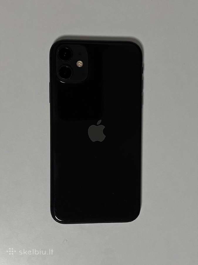 Parduodu naudotą iPhone 11 (Juodas, 64gb)