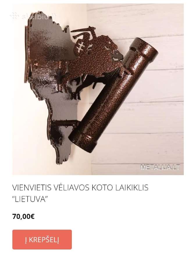 Vienkotis Vėliavos koto laikiklis
