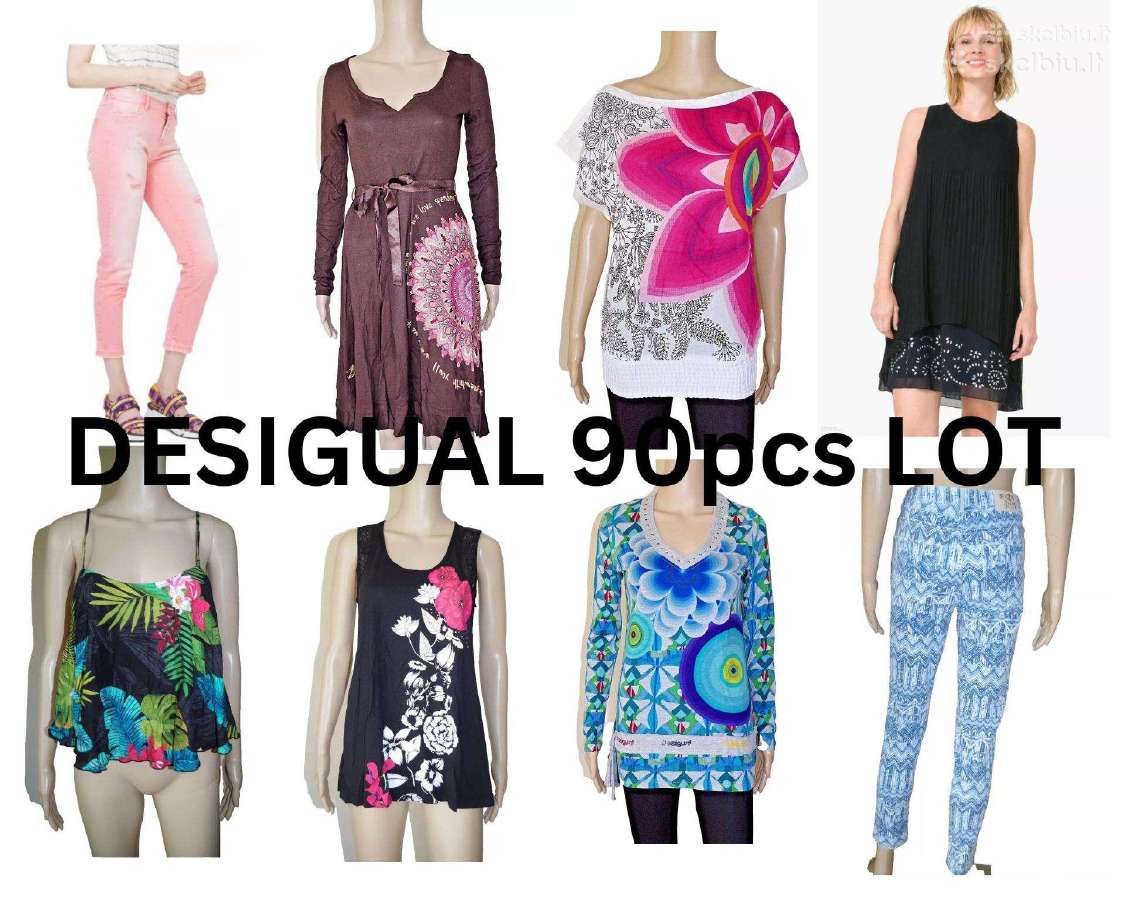 8 Eur vnt.! Desigual mot. miksas apie 90 vnt. - nuotraukos Nr. 2
