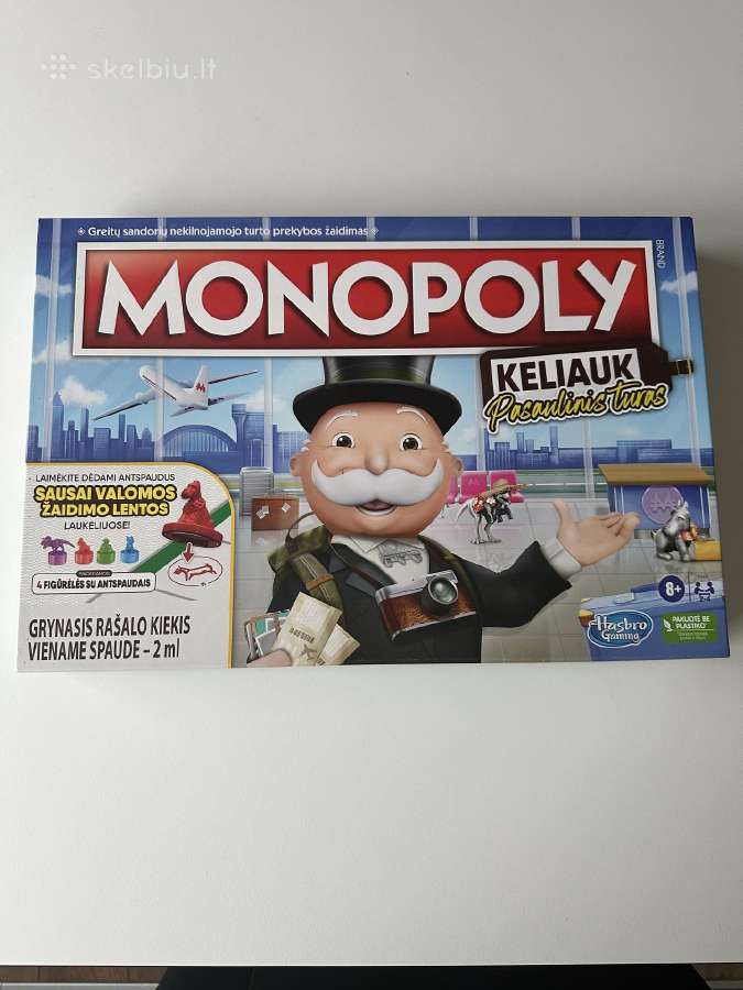 Monopolis: keliauk. Pasaulinis turas