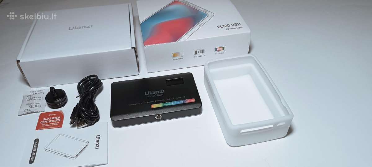 Ulanzi Vl120 Rgb 3100mah - nuotraukos Nr. 4