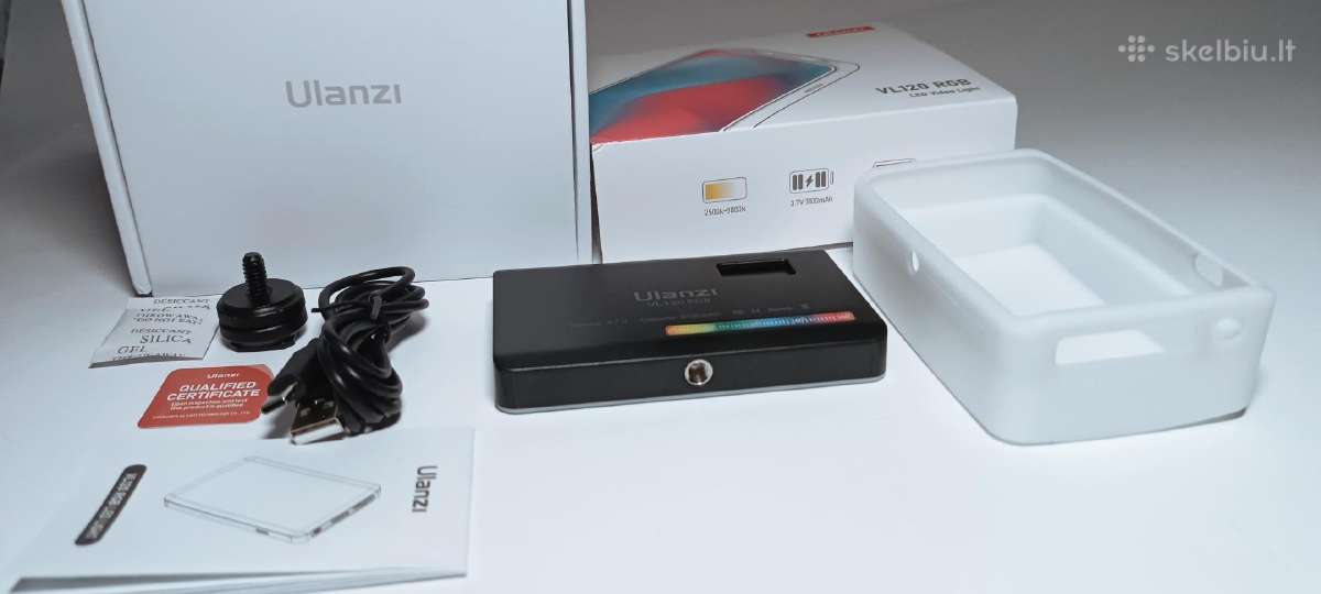 Ulanzi Vl120 Rgb 3100mah - nuotraukos Nr. 2