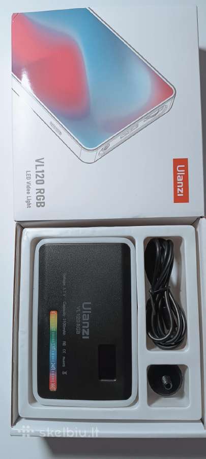 Ulanzi Vl120 Rgb 3100mah - nuotraukos Nr. 5