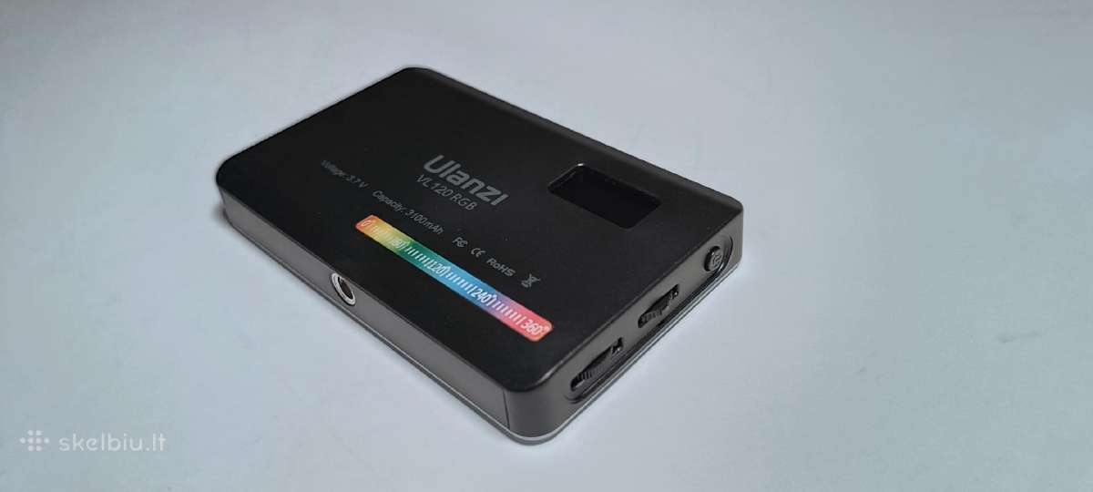 Ulanzi Vl120 Rgb 3100mah - nuotraukos Nr. 6