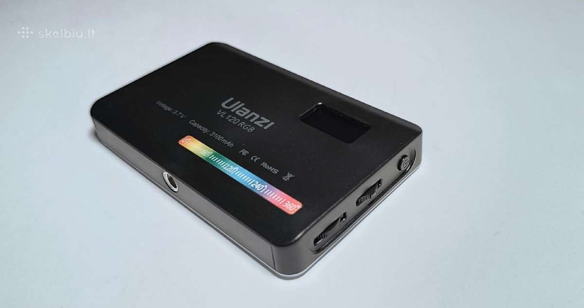 Ulanzi Vl120 Rgb 3100mah - nuotraukos Nr. 9