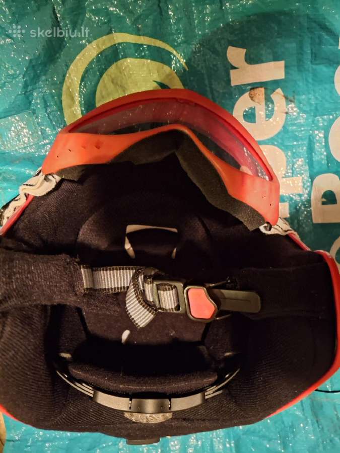 Slidinėjimo šalmas Alpina su akiniais 50-54cm - nuotraukos Nr. 3