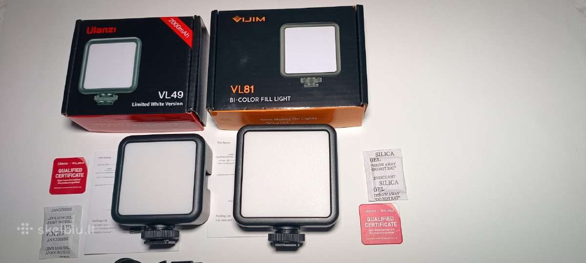 LED sviestuvas Ulanzi Vl49 Wb (2700 - 5500 K) - nuotraukos Nr. 5