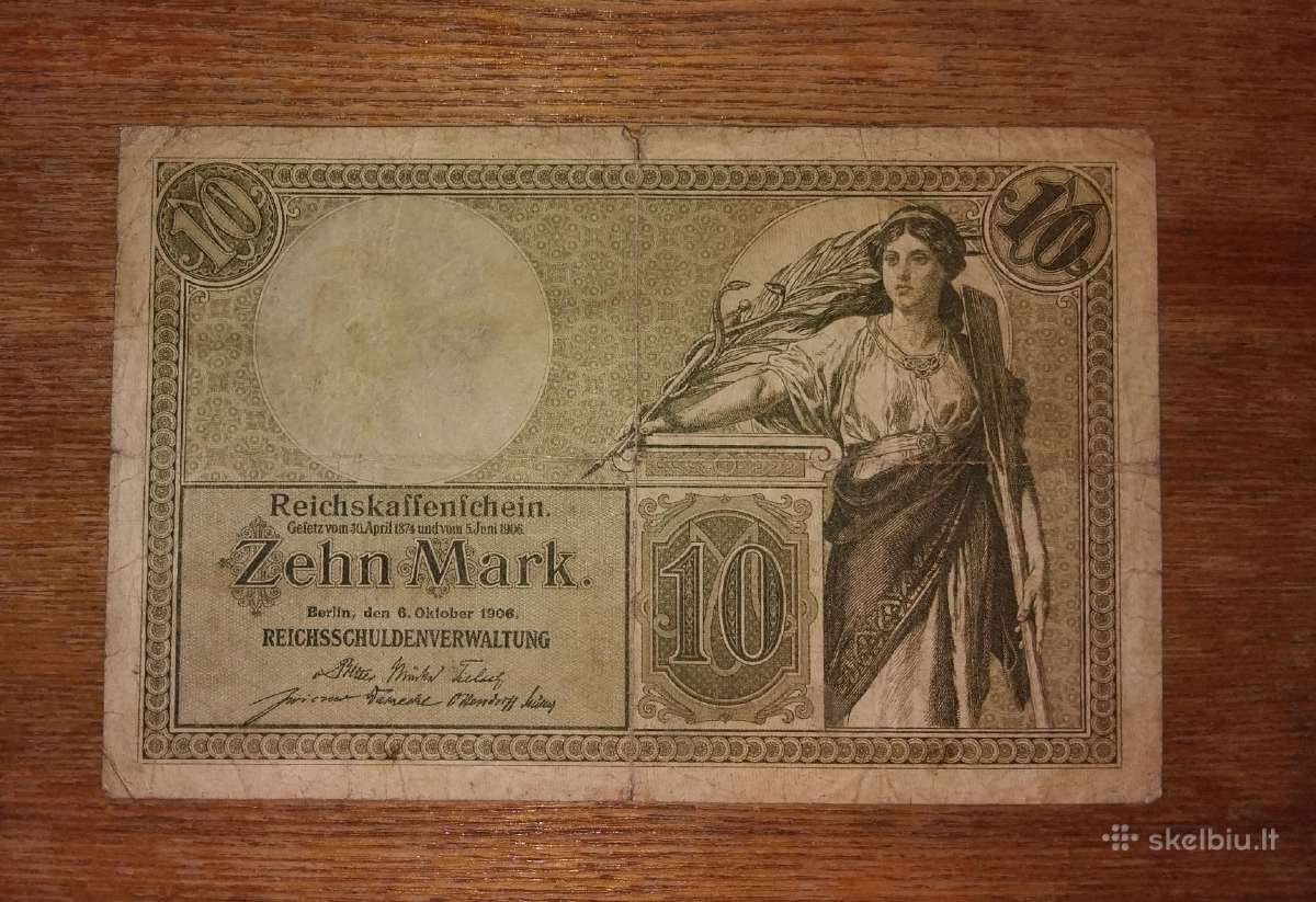 Vokietijos 10 markių banknotas
