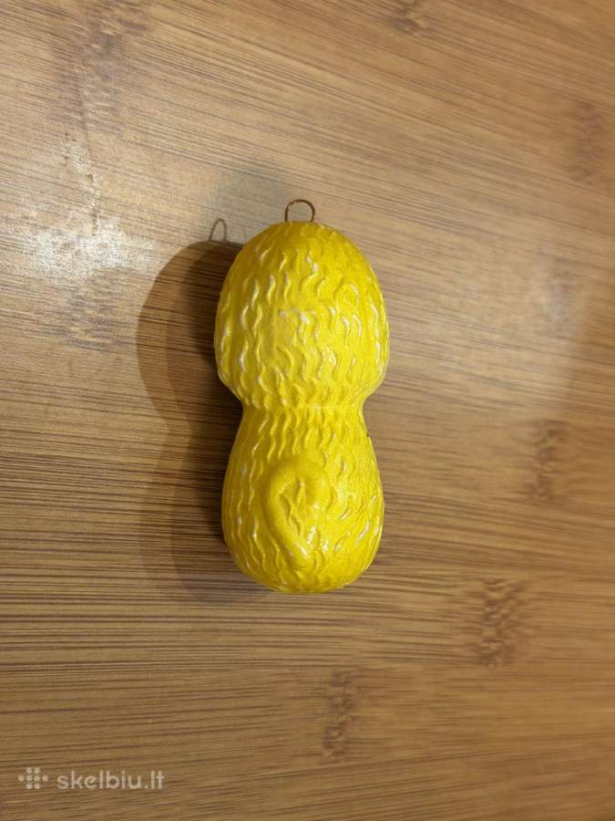 Geltonos meškutės eglutės papuošimas - nuotraukos Nr. 2