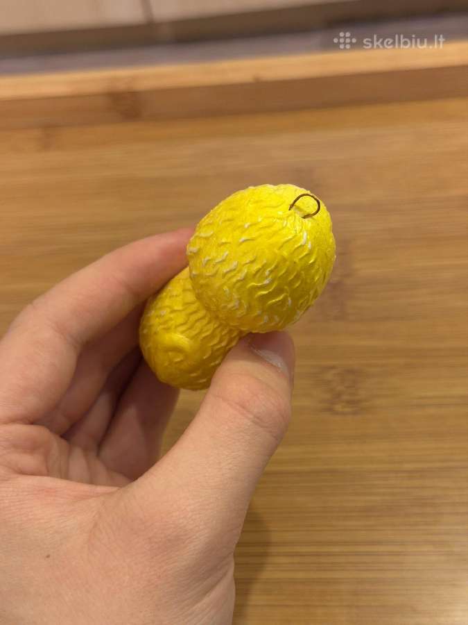 Geltonos meškutės eglutės papuošimas - nuotraukos Nr. 7