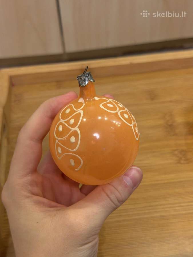 Vintage eglutės papuošimai (3 vnt.) - nuotraukos Nr. 4