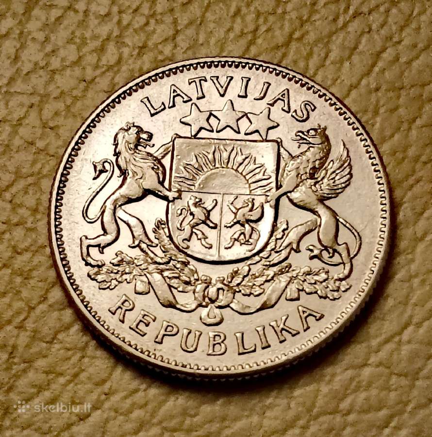 Latvija 2 latai 1925 m. - nuotraukos Nr. 2