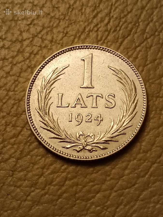 Sidabrinis Latvijos latas 1924 m.