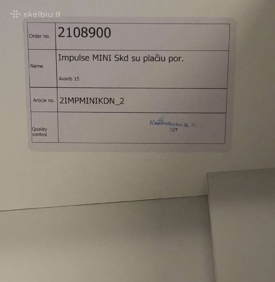 Magrės baldų kampas Impulse Mini (Avanti 15) - nuotraukos Nr. 9
