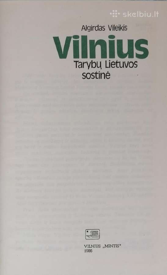 A. Vileikis "Vilnius" - nuotraukos Nr. 2