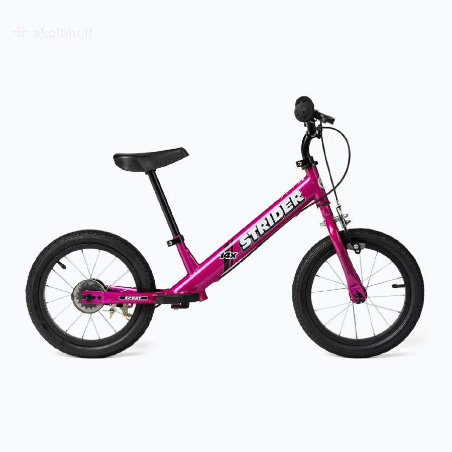 Strider vaikiškas balansinis dviratis+pedalai