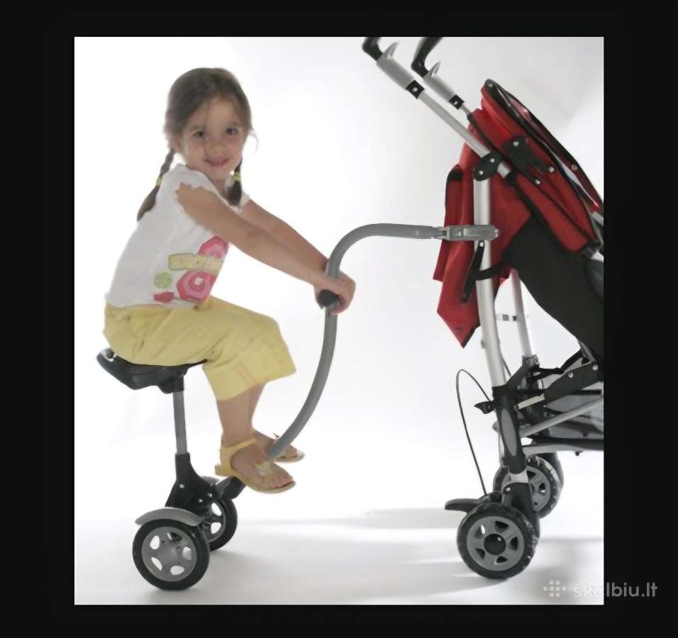 Vaikiško dviratuko/vežimui Bibi Buggy Bik priekaba - nuotraukos Nr. 2