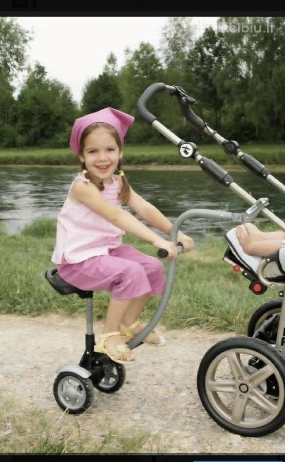 Vaikiško dviratuko/vežimui Bibi Buggy Bik priekaba - nuotraukos Nr. 4