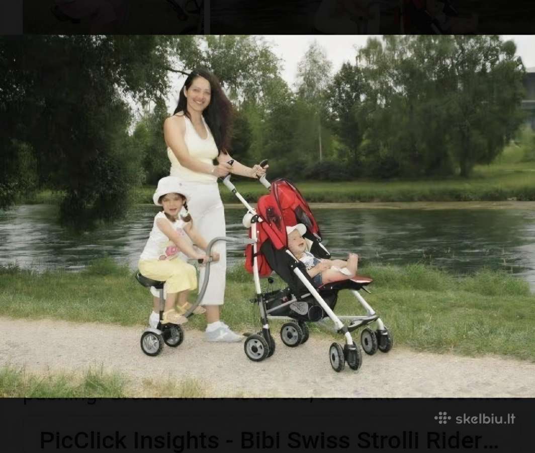 Vaikiško dviratuko/vežimui Bibi Buggy Bik priekaba - nuotraukos Nr. 5