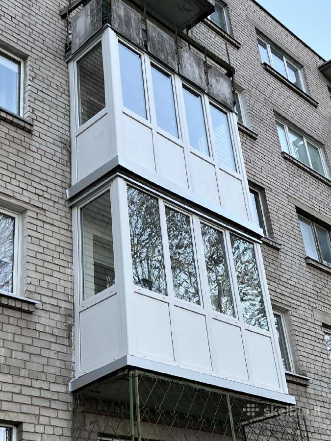 Plastikiniai langai balkonu stiklinimas Klaipėda - nuotraukos Nr. 4