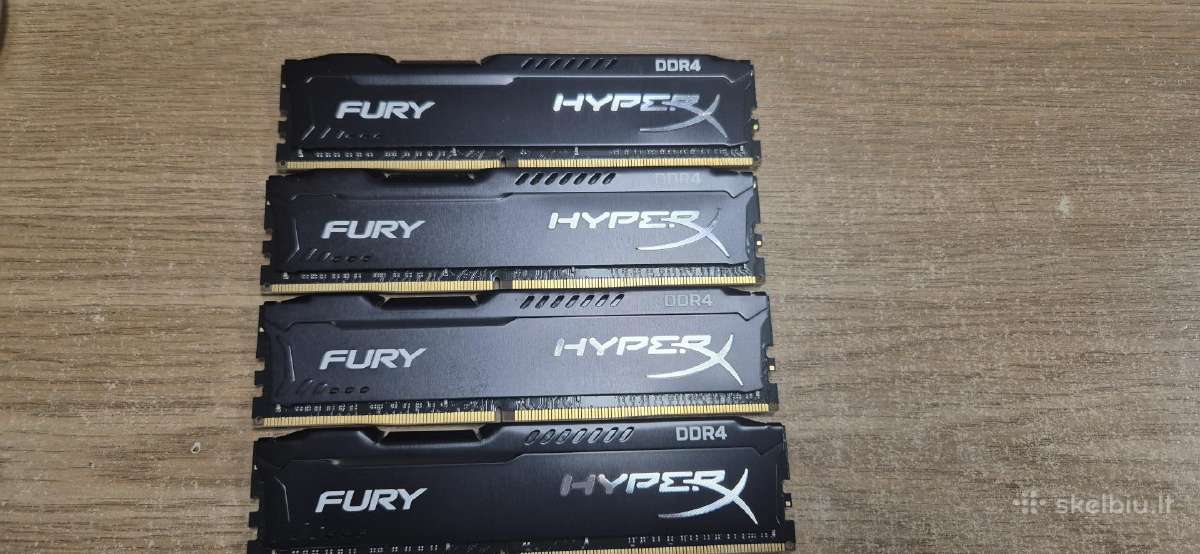 Kingston Fury Hyperx po 16gb 4 vnt. 2933mhz