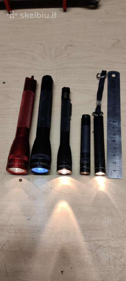 Parduodu Maglite prožektorius , žibintuvėlius.