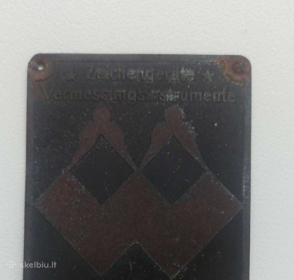 Antikvarinis vokiškas zemklinimas.