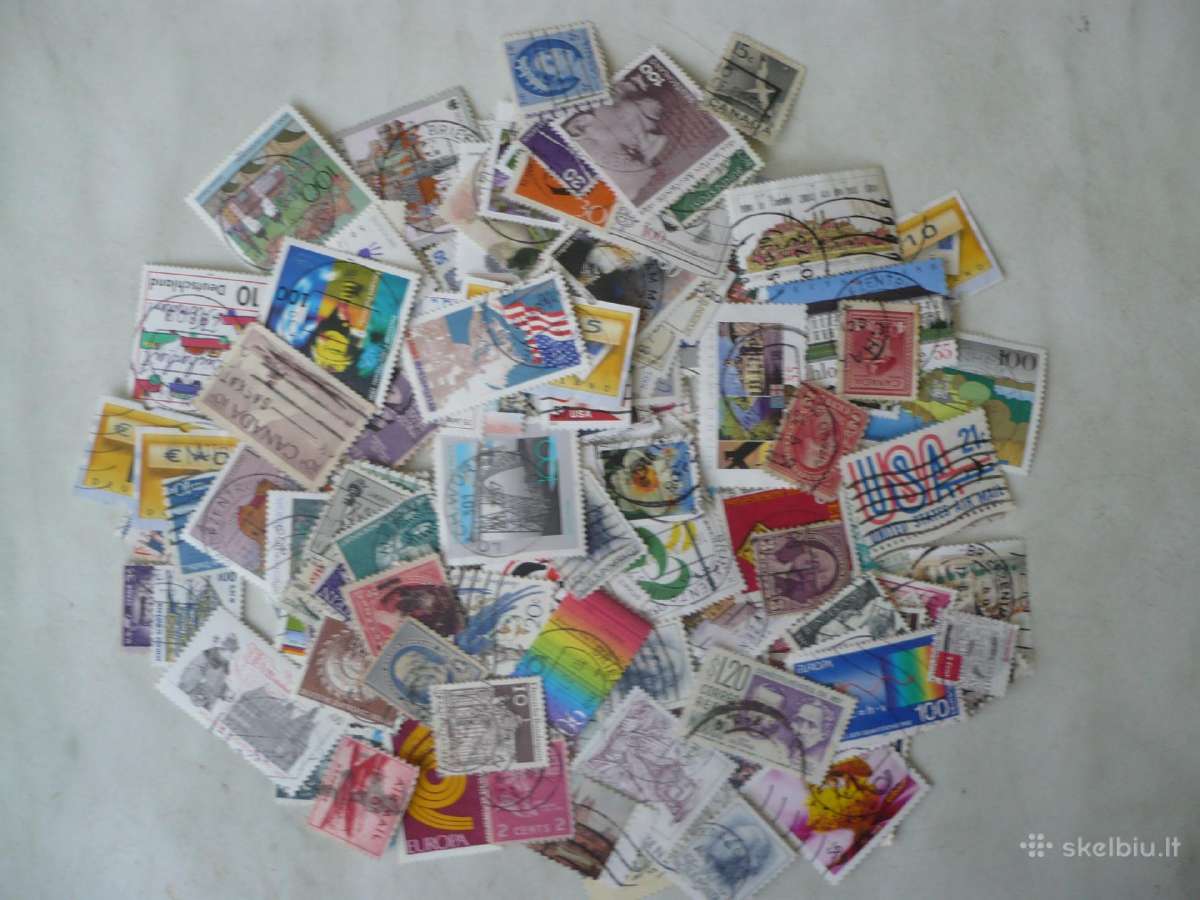 Skirtingu pašto ženklu rinkinys Nr45 , viso 284vnt