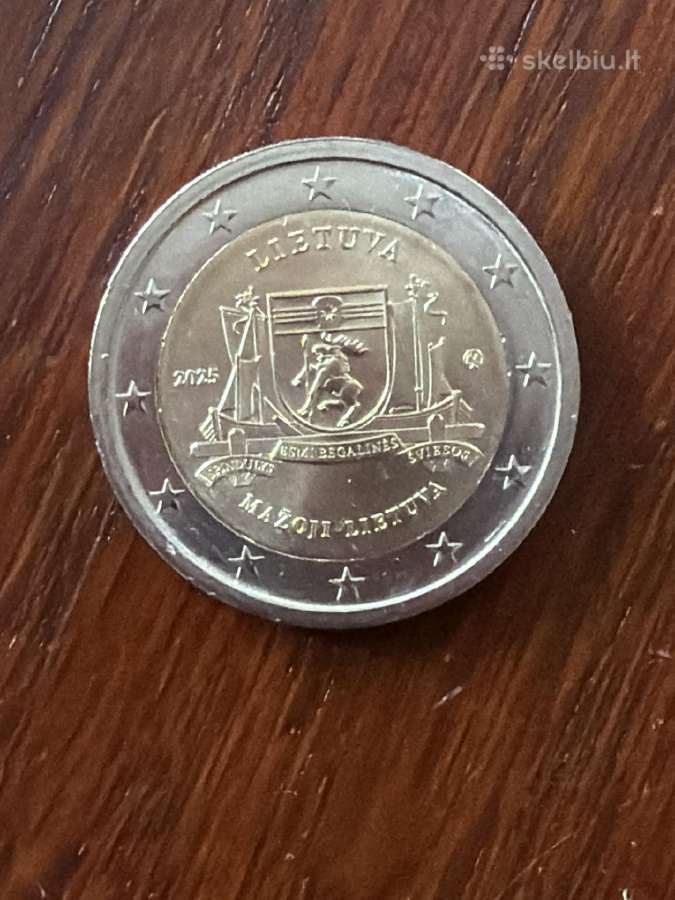Naujausia 2eur. proginė moneta Mažajai Lietuvai