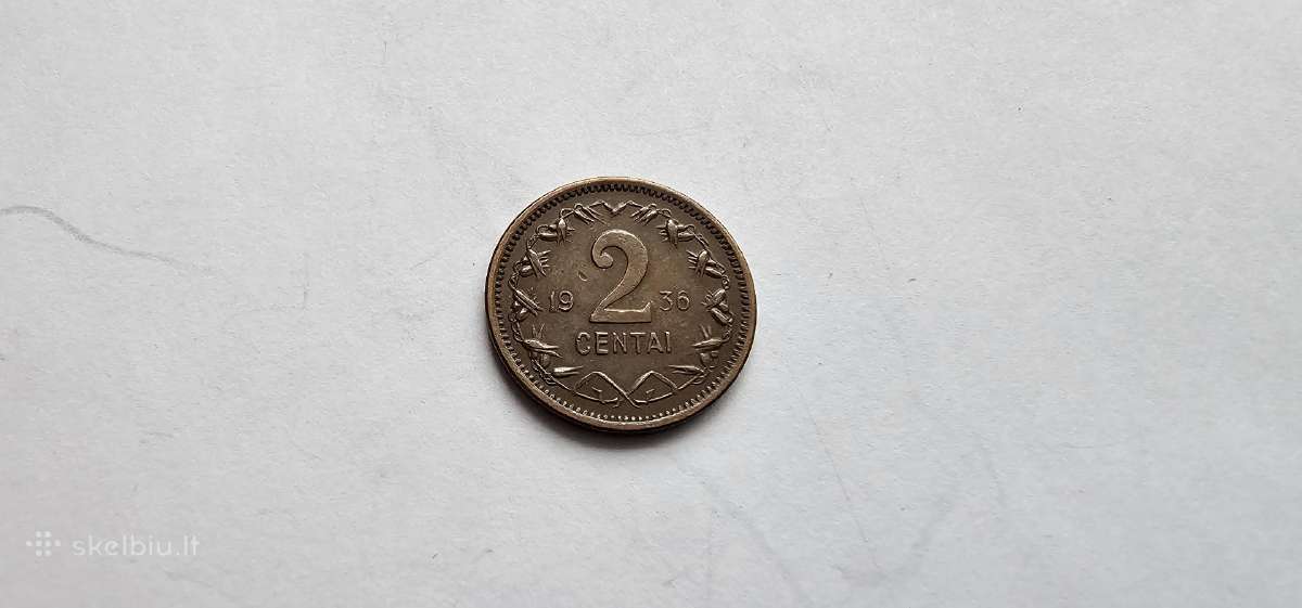 1936 2 centai