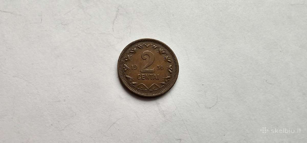 1936 2 centai