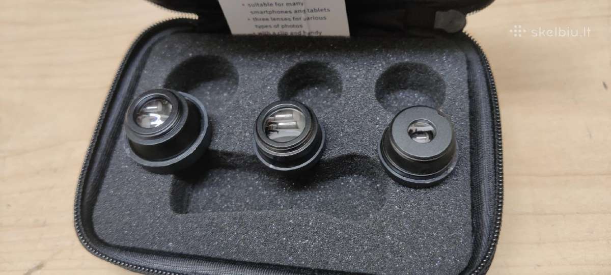Telefono objektyvų rinkinys. - nuotraukos Nr. 3
