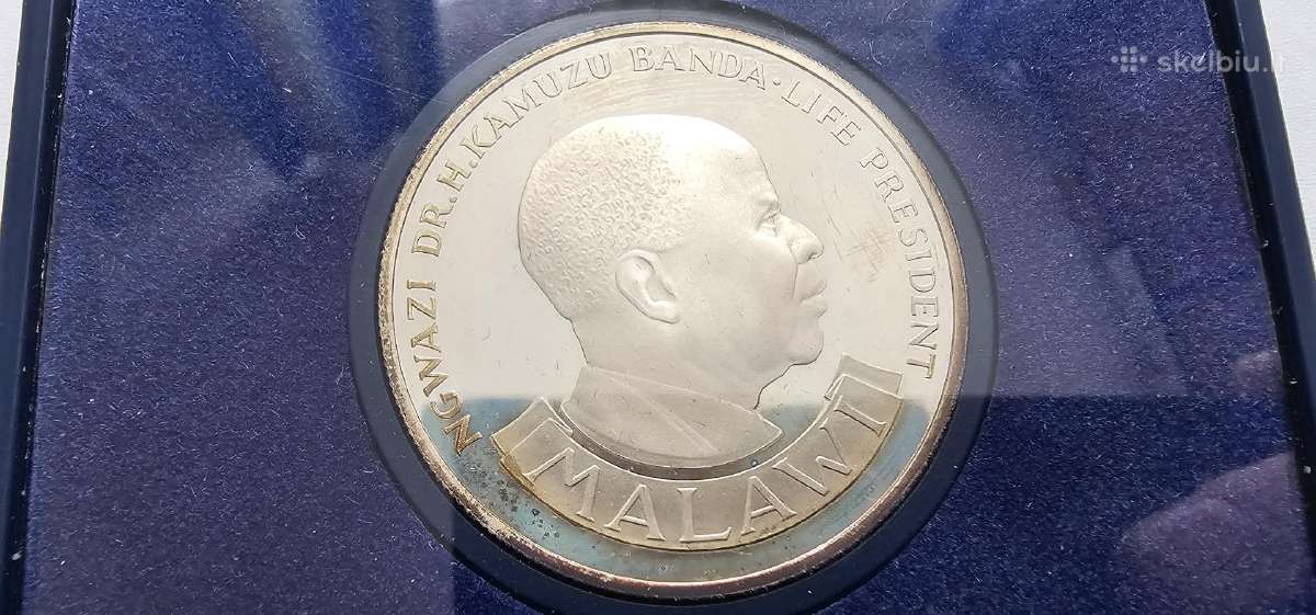 1974 Malawi 10 Kwacha Unc - nuotraukos Nr. 2
