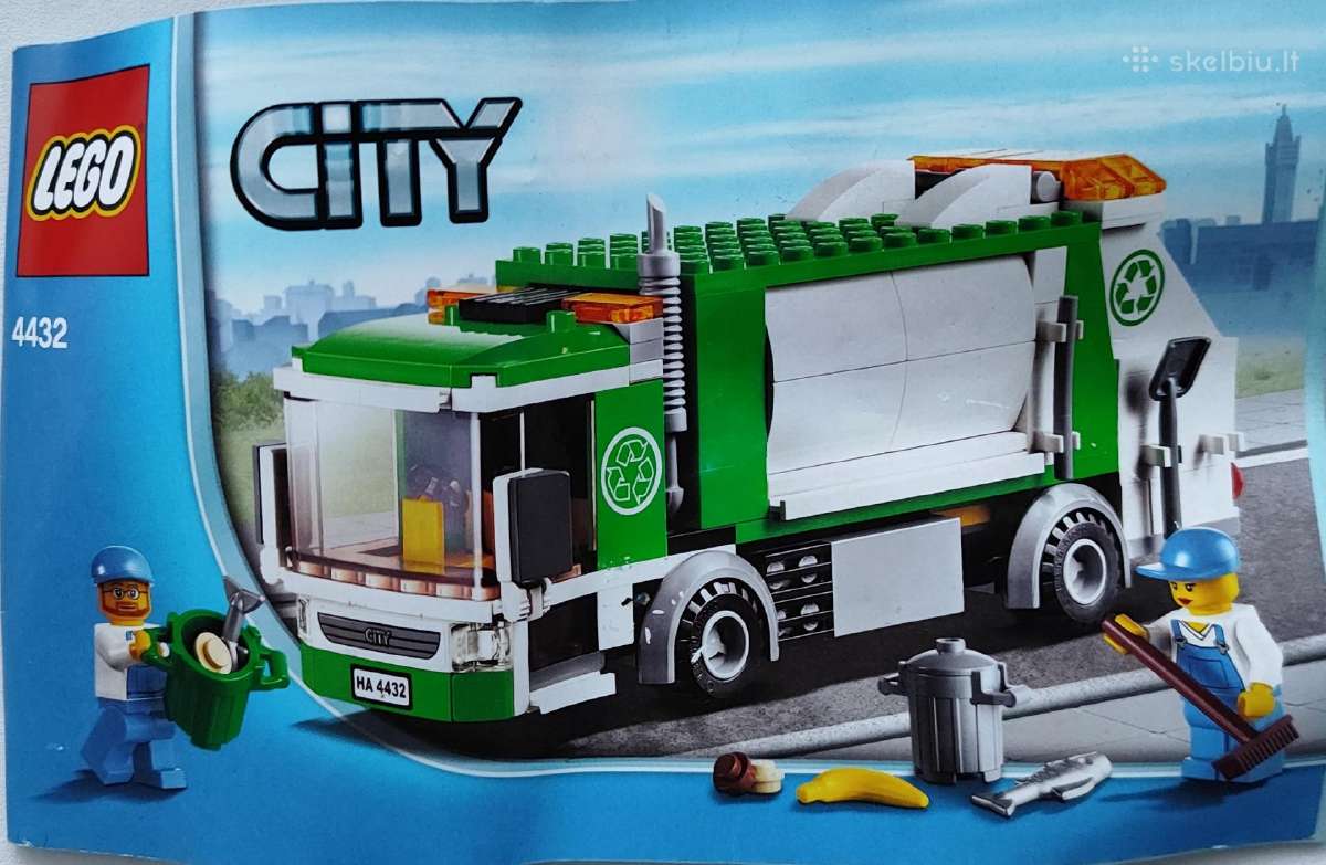 Vilniuje parduodamas Lego City 4432 Garbage Truck