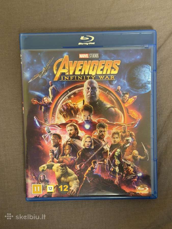 Avengers Infinity War Bluray diskas